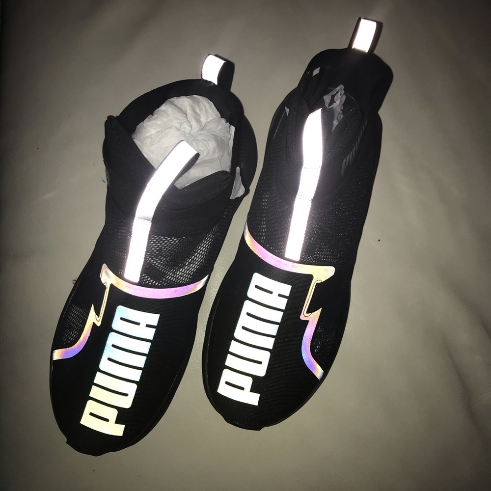Holographic/ Reflective/ Iridescent Puma high top